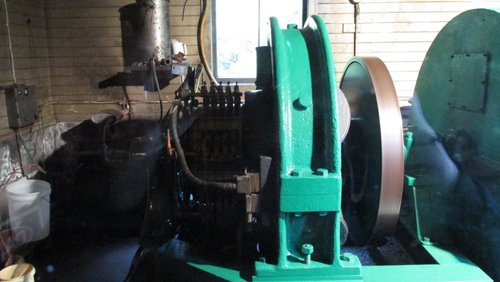 Dawson Falls Pelton Wheel