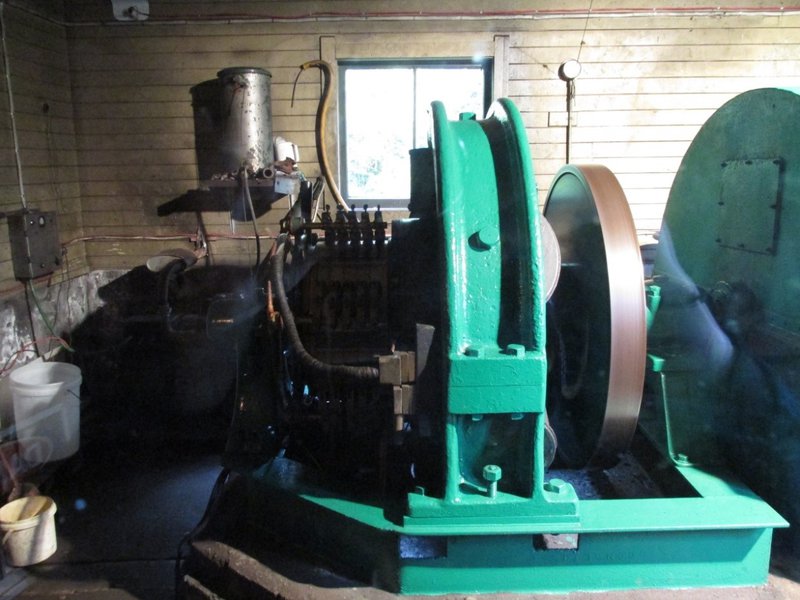 Dawson Falls Pelton Wheel